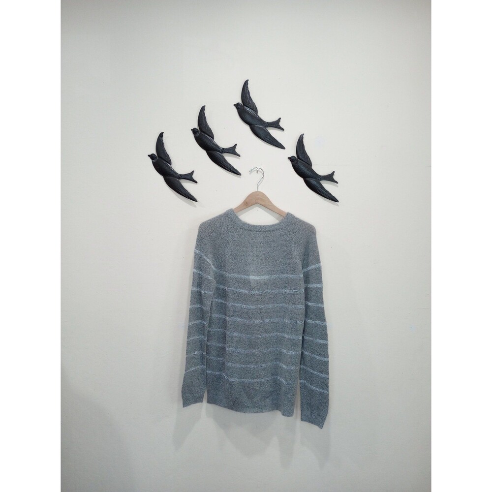 NEW! Current / Elliott Victor Sweater - Size 1 / Small - Gray & Metallic Stripe - Picture 3 of 5
